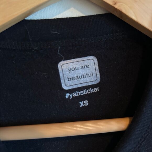 You are beautiful crew neck size xs - Picture 2 of 3